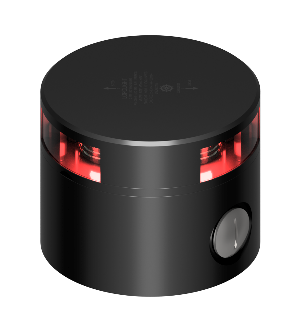 3nm 180° Red, black anodized 3nm 180° Red, black anodized